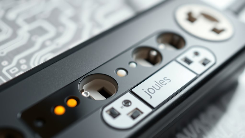 energy capacity of surge protector