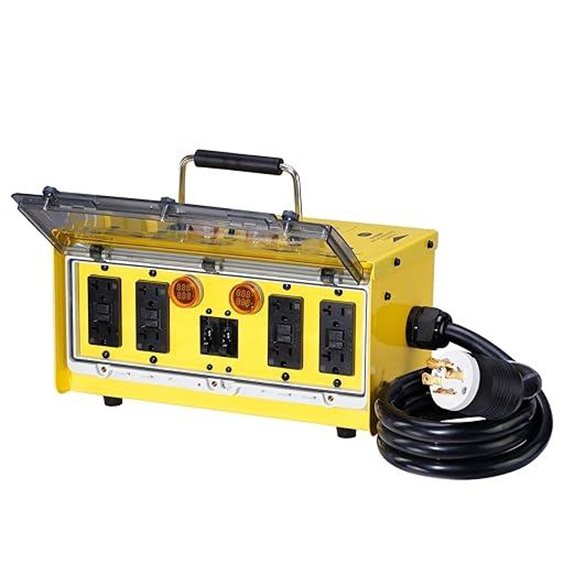 Upgraded 30-Amp Power Distribution Box with Outlets