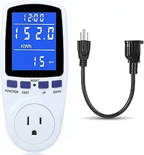 Upgraded Watt Meter Power Consumption Monitor with Backlight