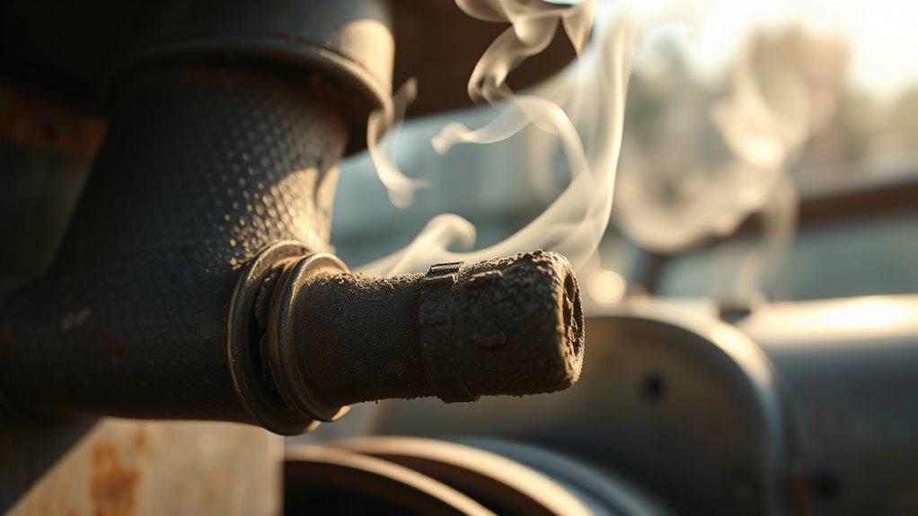 exhaust deterioration increases noise