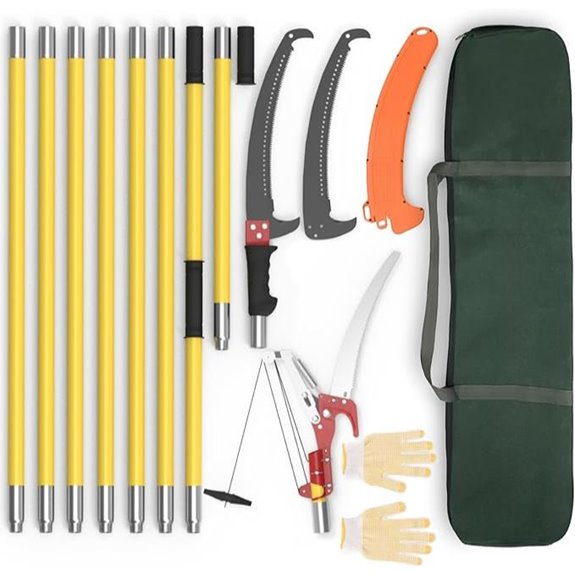 Extendable Pole Saw for Tree Trimming and Pruning