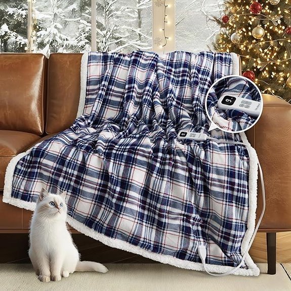 Christmas Heated Electric Blanket with Fast Heating
