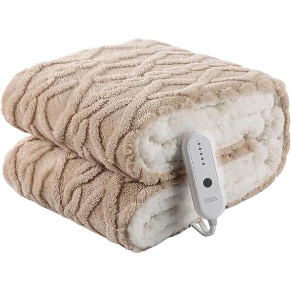 Electric Heated Blanket 50x60 Inches with Fast Heating