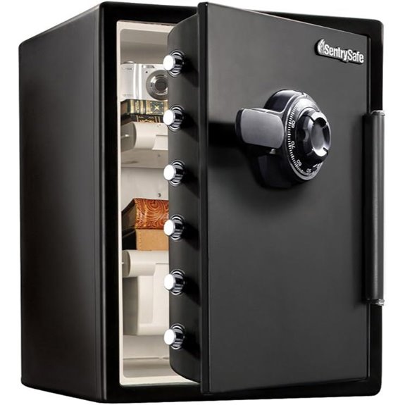 SentrySafe Fireproof Waterproof Floor Safe 2.05 Cu Ft