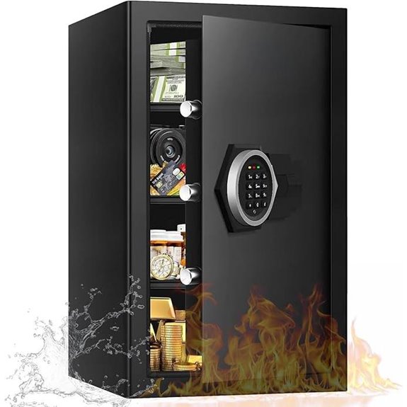 Large Fireproof Waterproof Home Safe with Combination