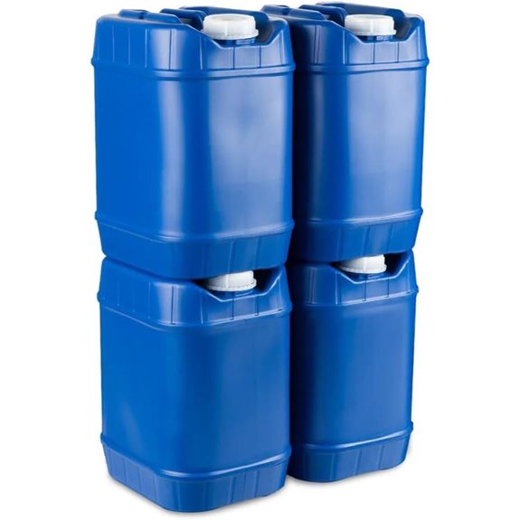 5-Gallon Stackable Emergency Water Storage Containers