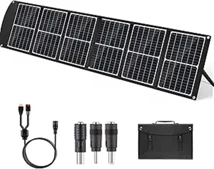Portable 120W Foldable Solar Panel for Power Stations