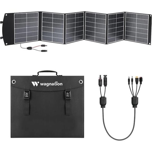200W Foldable Solar Panel Charger with USB & Waterproof