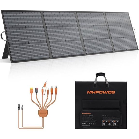 Portable 220W Monocrystalline Foldable Solar Panel