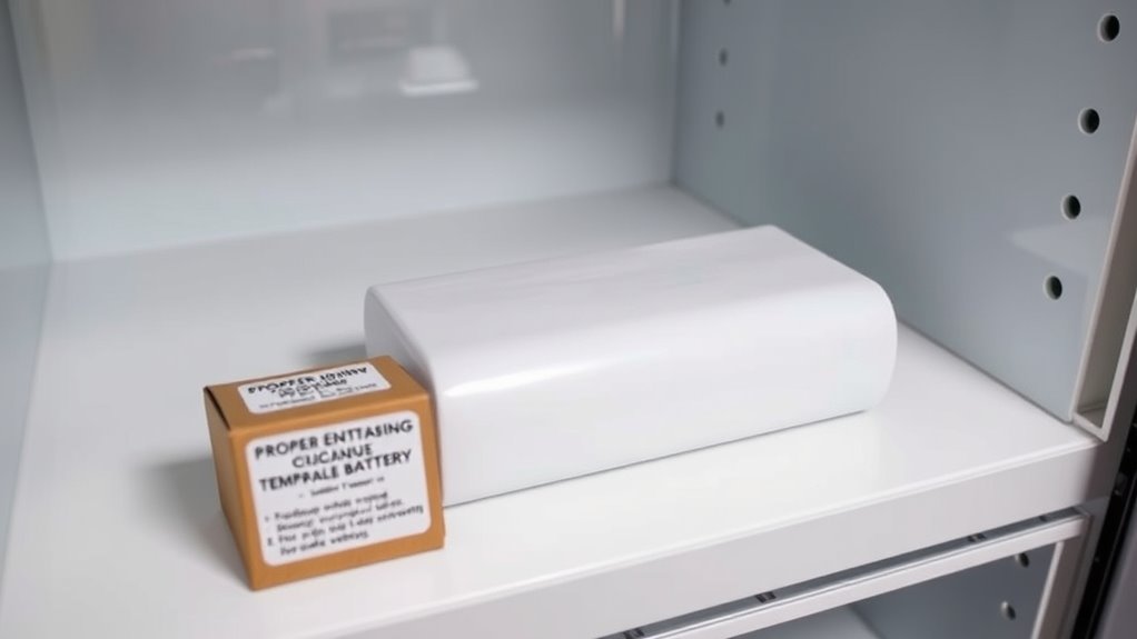 follow manufacturer storage guidelines