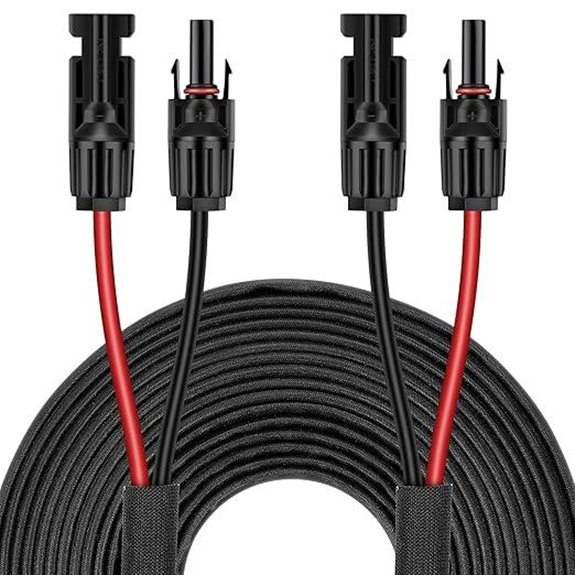 40FT 12AWG Solar Extension Cable with Connectors