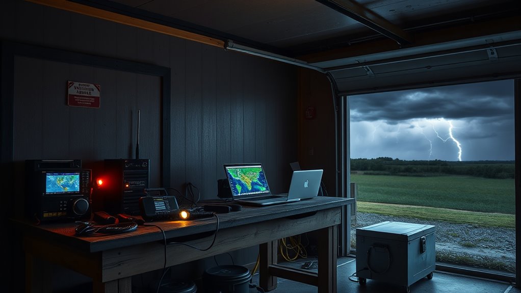 garage as emergency command center