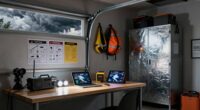 garage as storm command center