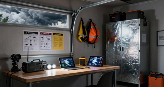 garage as storm command center