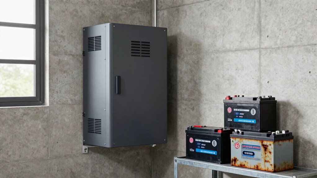 garage battery heat risks