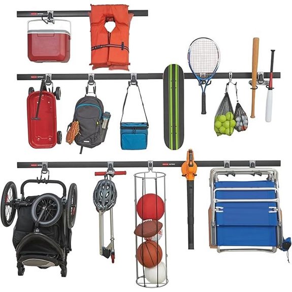 Rubbermaid 20-Piece Garage Wall Storage Kit
