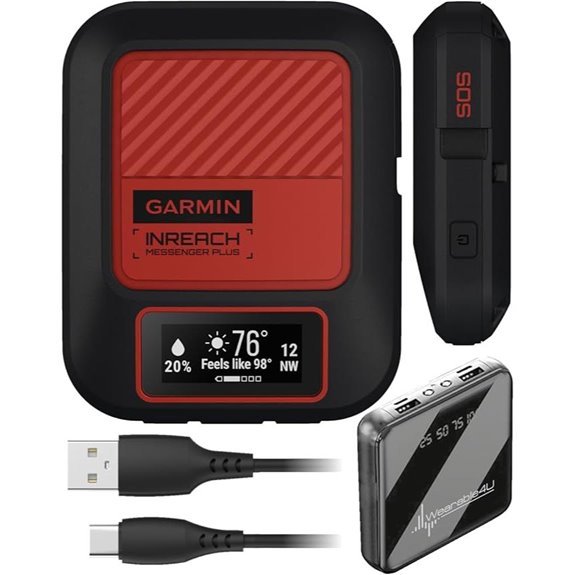 Wearable4U Garmin inReach Messenger Plus with PowerBank
