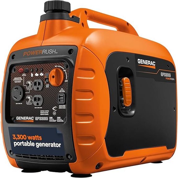 Generac 3,300W Portable Inverter Generator with USB