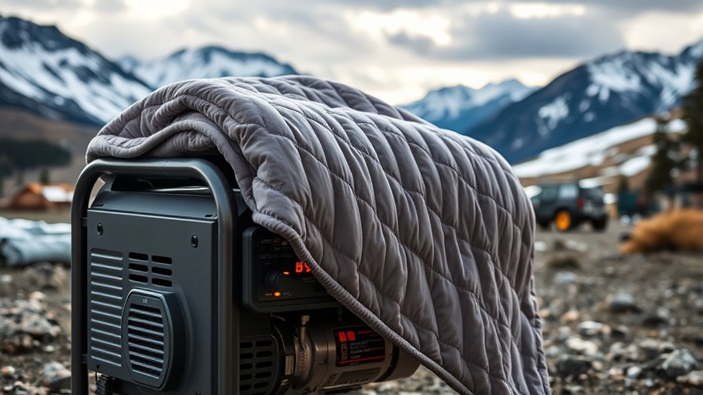 generator compatible heated blanket