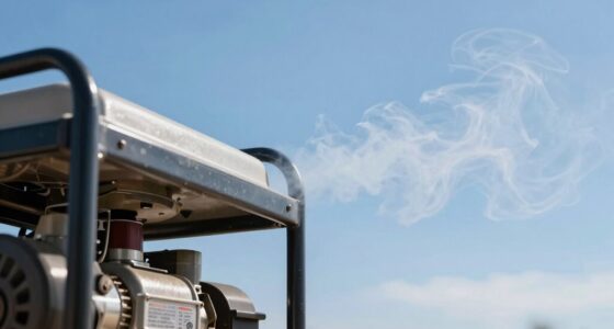 generator exhaust and wind