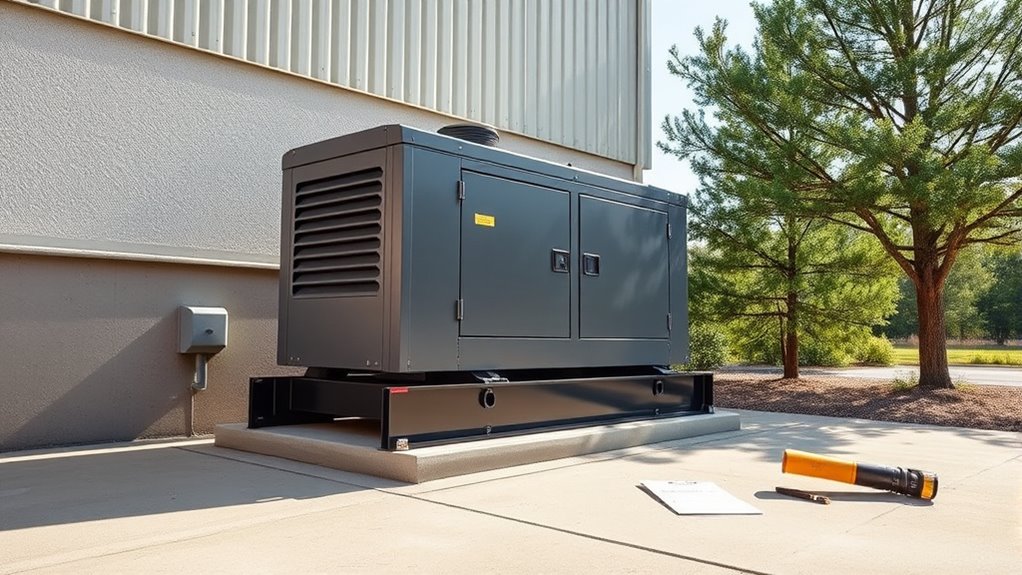 generator placement requires regular inspection