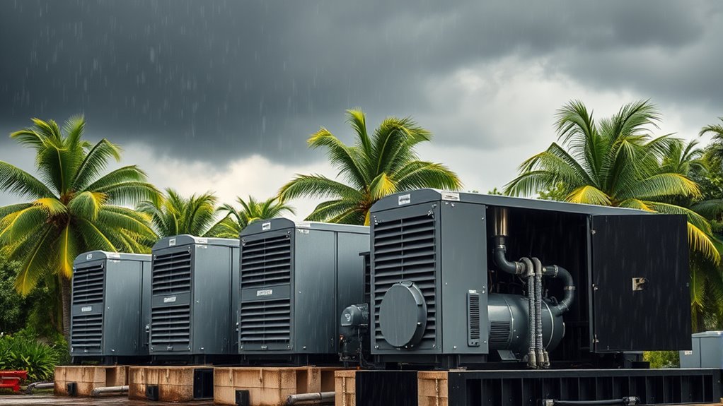 generator selection for storms