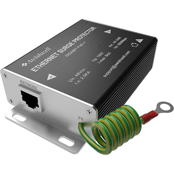 Ethernet Surge Protector Gigabit RJ45 Lightning Arrestor
