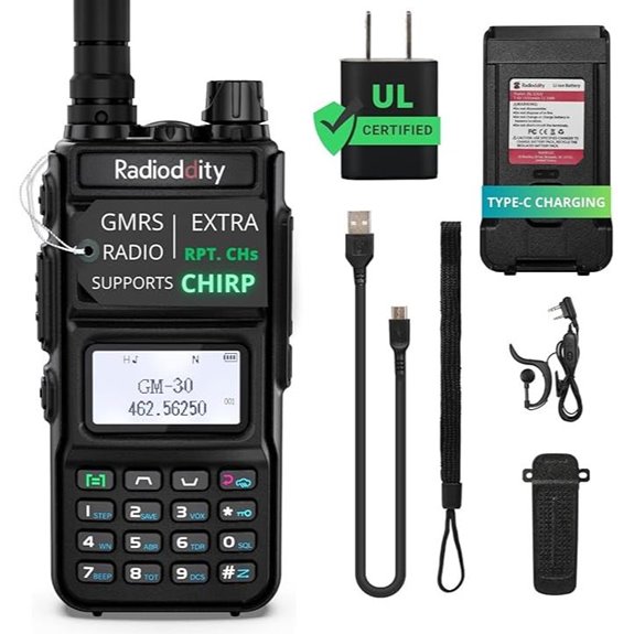Radioddity GM-30 GMRS Handheld Radio with NOAA