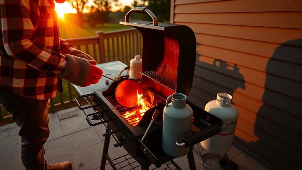 grill safely during peak