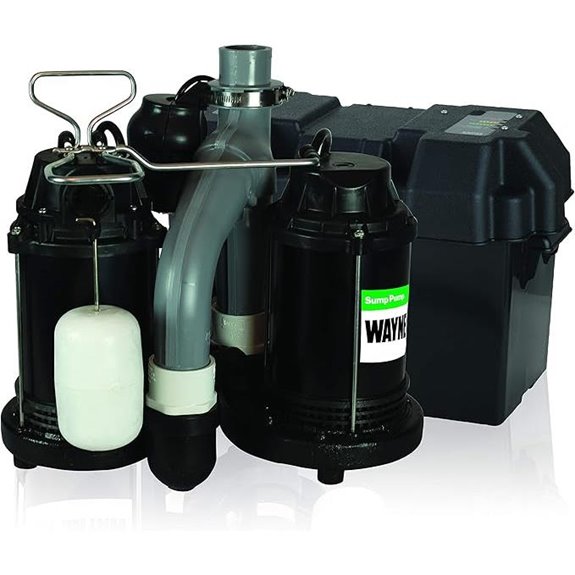 WAYNE 1/2 HP Sump Pump with Backup Capability