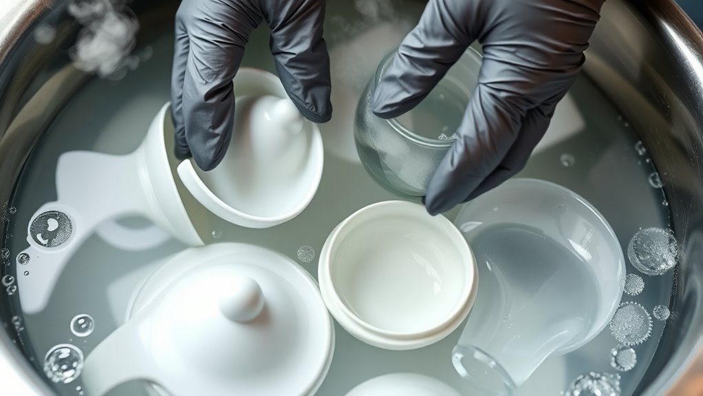 handle fragile sensitive materials carefully