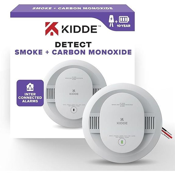 Kidde Hardwired Smoke & CO Detector with Battery Backup