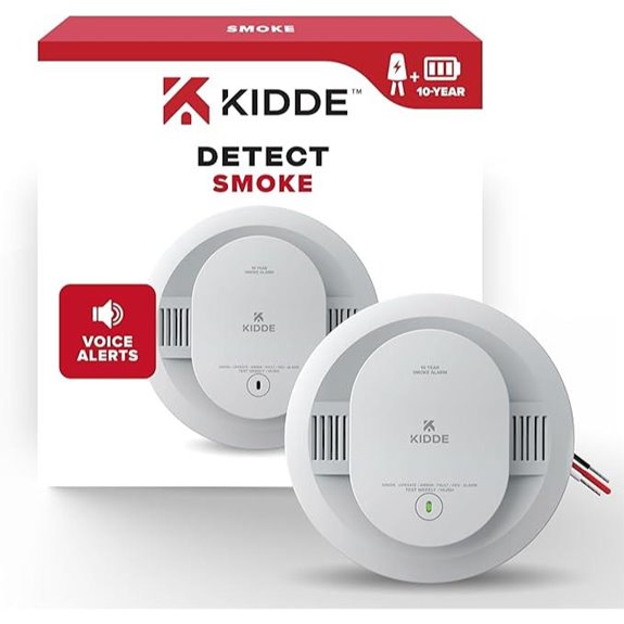 Kidde Hardwired Smoke Detector with Voice Alerts