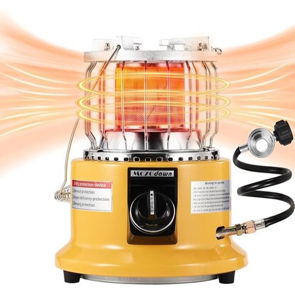 2-in-1 Propane Heater & Stove (13,000 BTU)