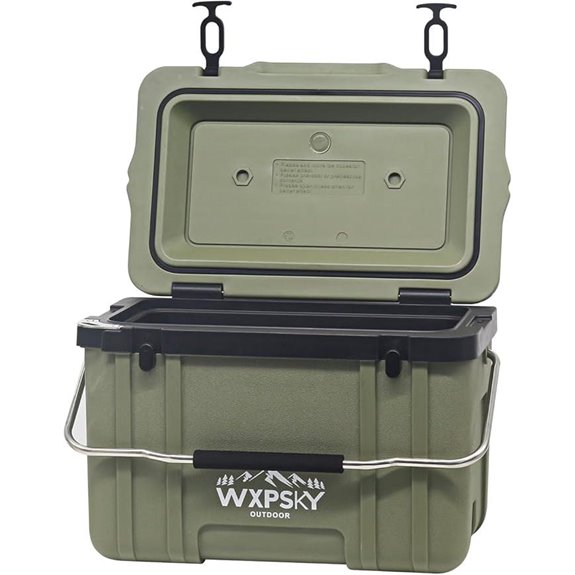 Rotomolded 27Qt Cooler with Heavy Handles & Drain