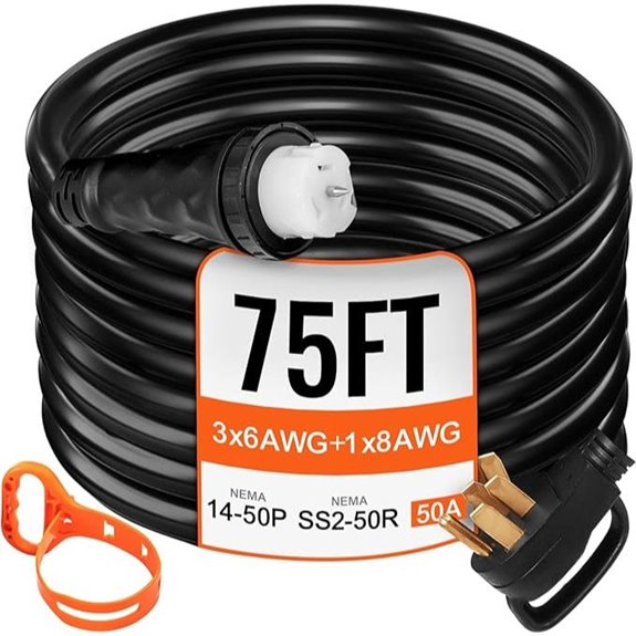 Vevor 75Ft 50A Generator Extension Cord