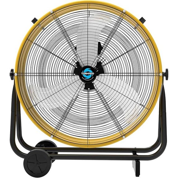 Tornado 24-Inch Heavy Duty Tilt Metal Drum Fan