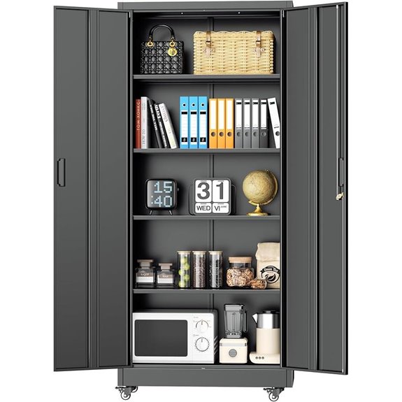 INTERGREAT Metal Rolling Garage Storage Cabinet