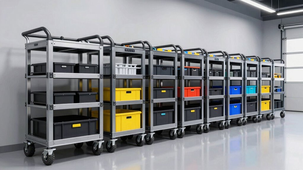 heavy duty garage utility carts