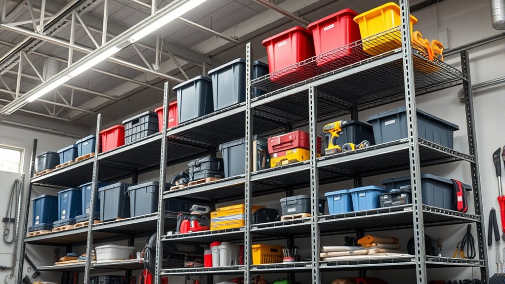 heavy duty metal shelving considerations