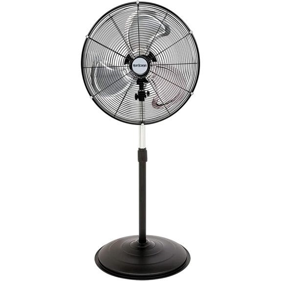 Hurricane Pro 20 Oscillating Metal Pedestal Fan