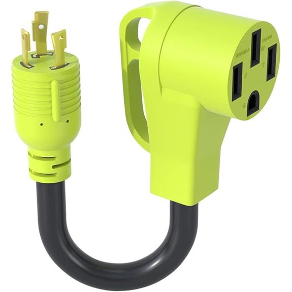 RV Power Adapter Cord 30A to 50A Outdoor Heavy Duty