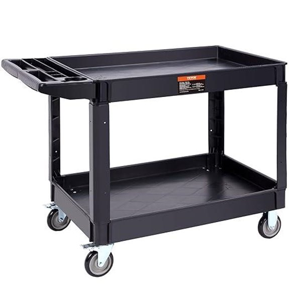 VEVOR Heavy Duty Utility Cart with Swivel Wheels