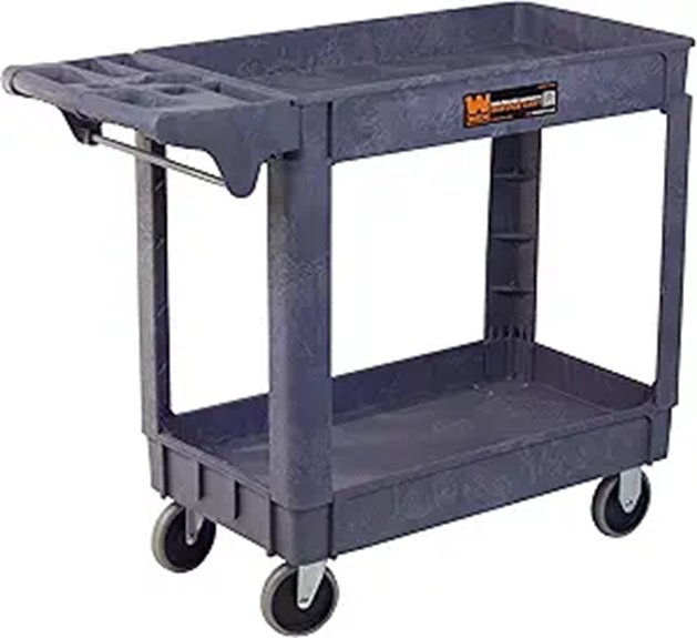 WEN Service Utility Cart 500-Pound Capacity 40 x 17-Inch