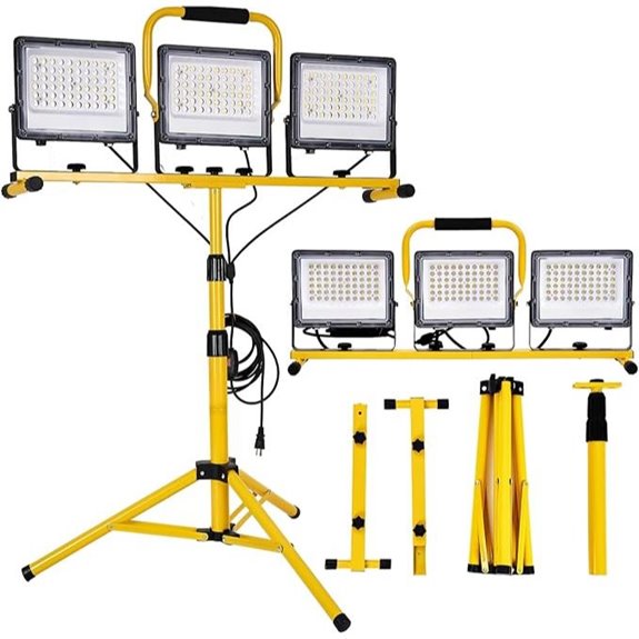 30000 Lumen LED Work Light with Stand