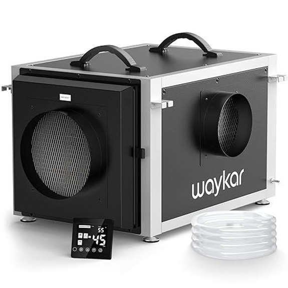 Waykar 158 Pints Crawl Space Dehumidifier with Pump