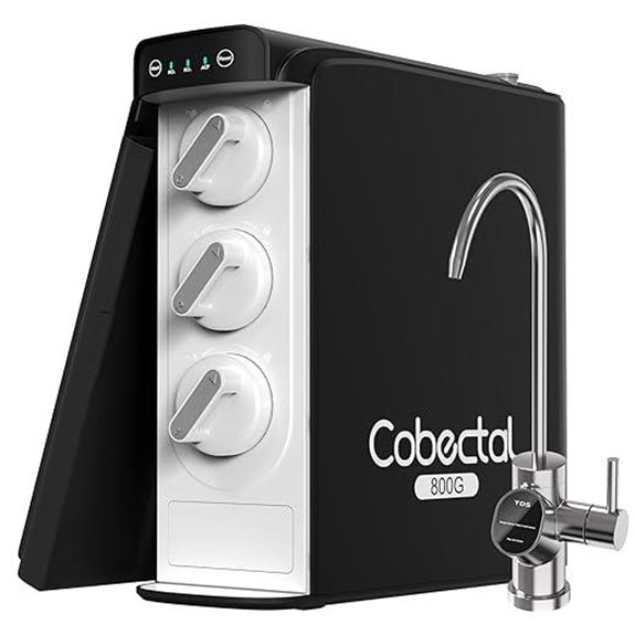 Under Sink 800GPD Dual RO System with Smart Faucet