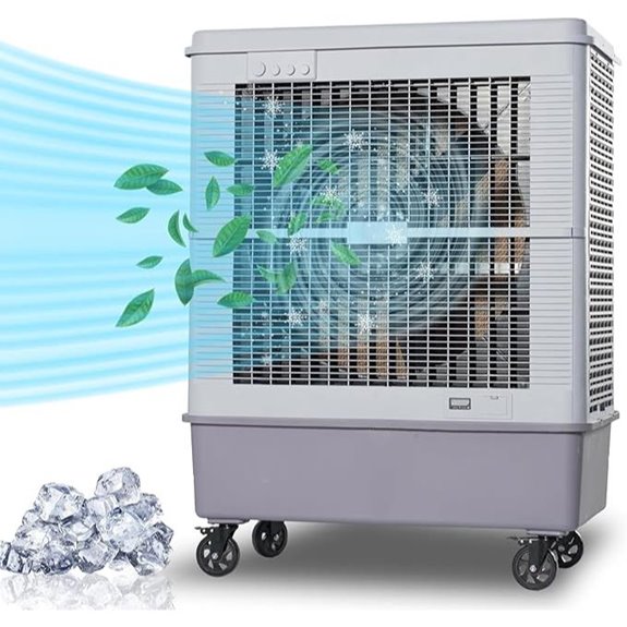 Industrial 12000 CFM Evaporative Cooler with Oscillation