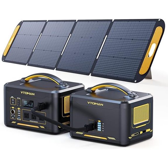 VTOMAN 3096Wh Solar Generator with Panel and Battery