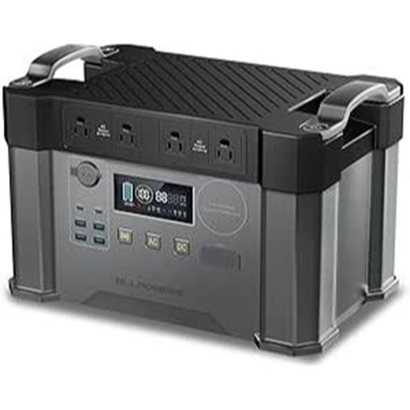 2000W Portable Solar Power Station with 1500Wh Battery